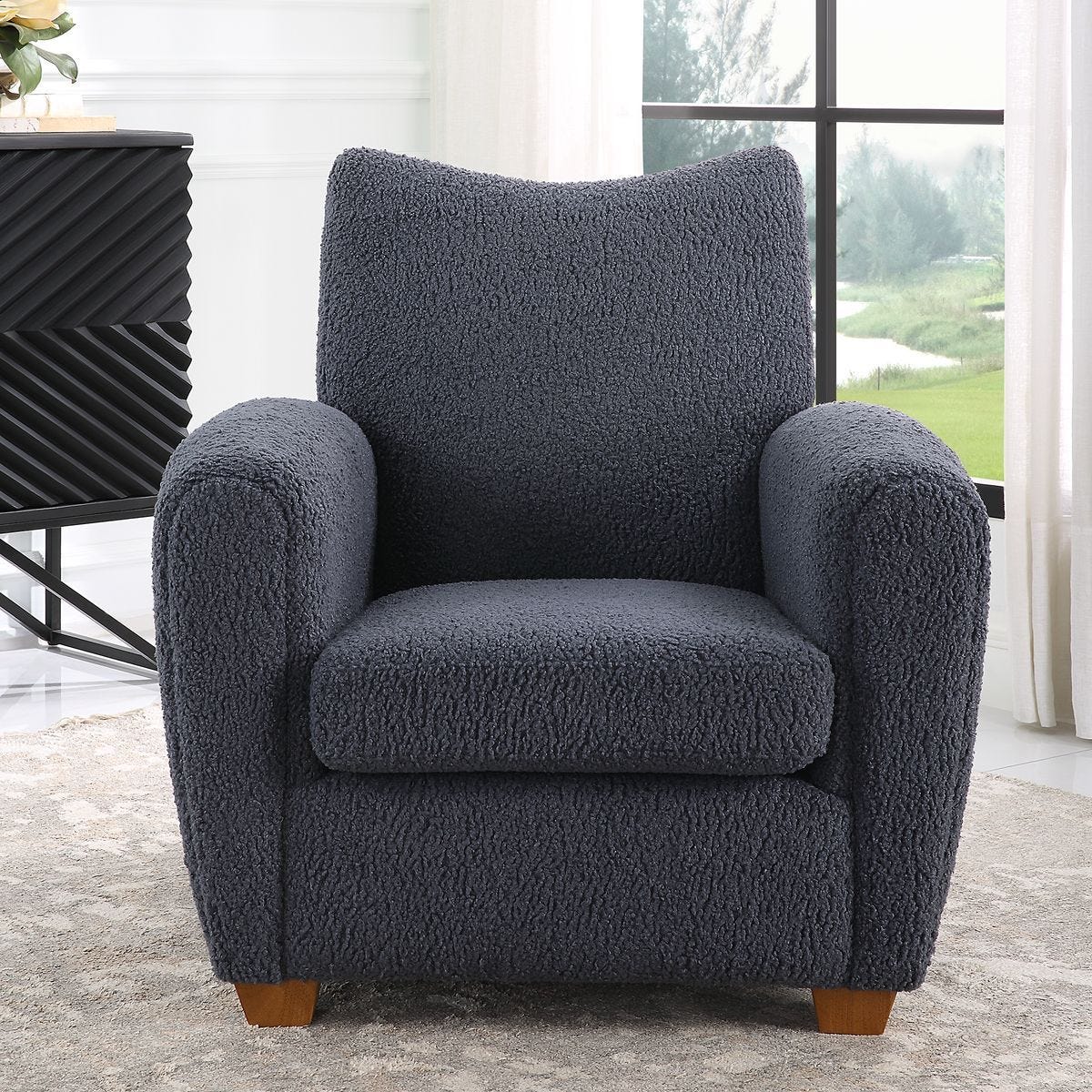 Teddy Accent Chair, Slate – Furniture by Uttermost | Sutter & Vale