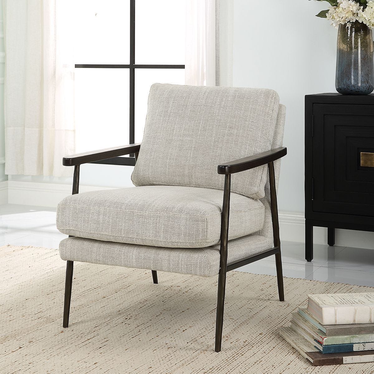 Sebastian Accent Chair – Furniture by Uttermost | Sutter & Vale