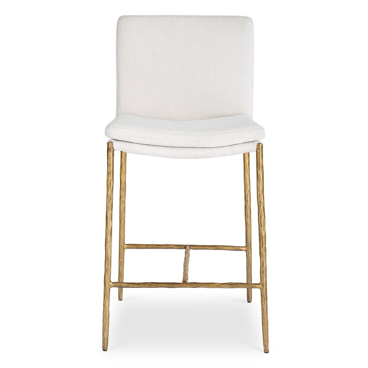 Ascend Counter Stool, White – Furniture by Uttermost | Sutter & Vale