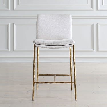 Ascend Counter Stool, White