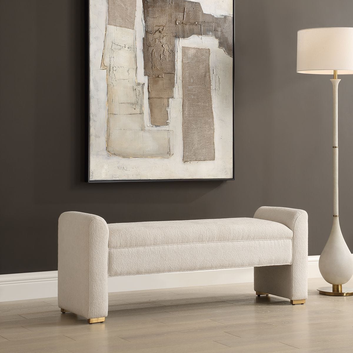 Caliste Bench – Furniture by Uttermost | Sutter & Vale