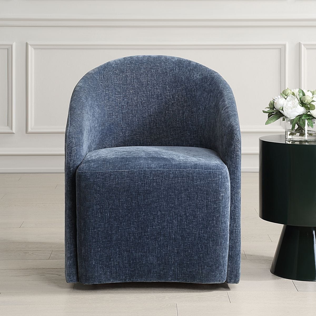 Harbor Dining Chair, Blue – Furniture by Uttermost | Sutter & Vale