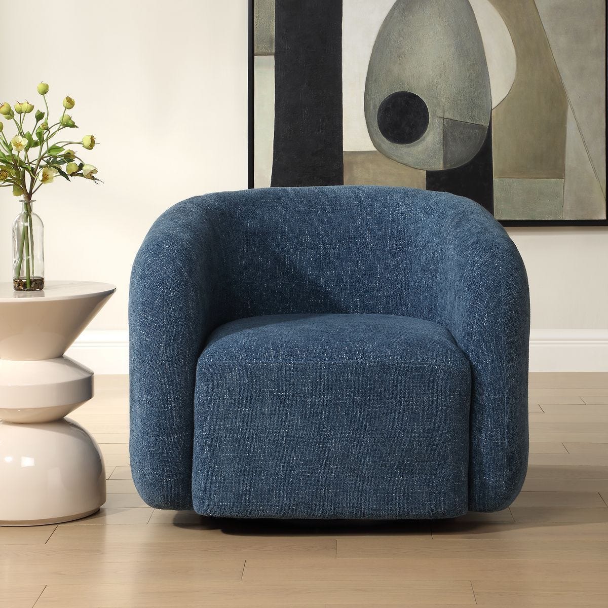 Junie Swivel Chair – Furniture by Uttermost | Sutter & Vale