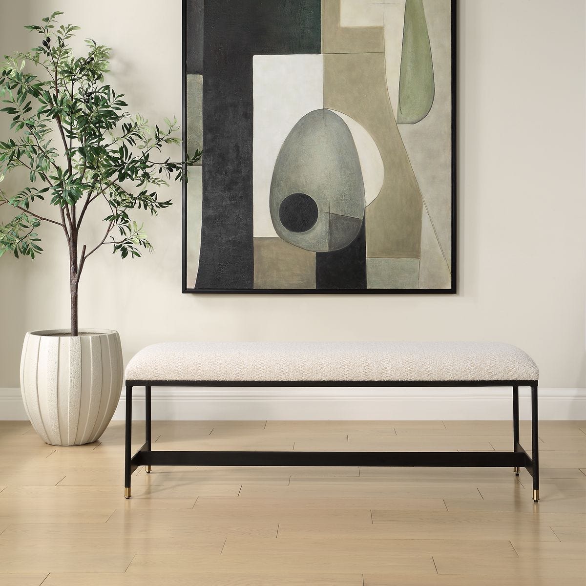 Halston Bench – Furniture by Uttermost | Sutter & Vale