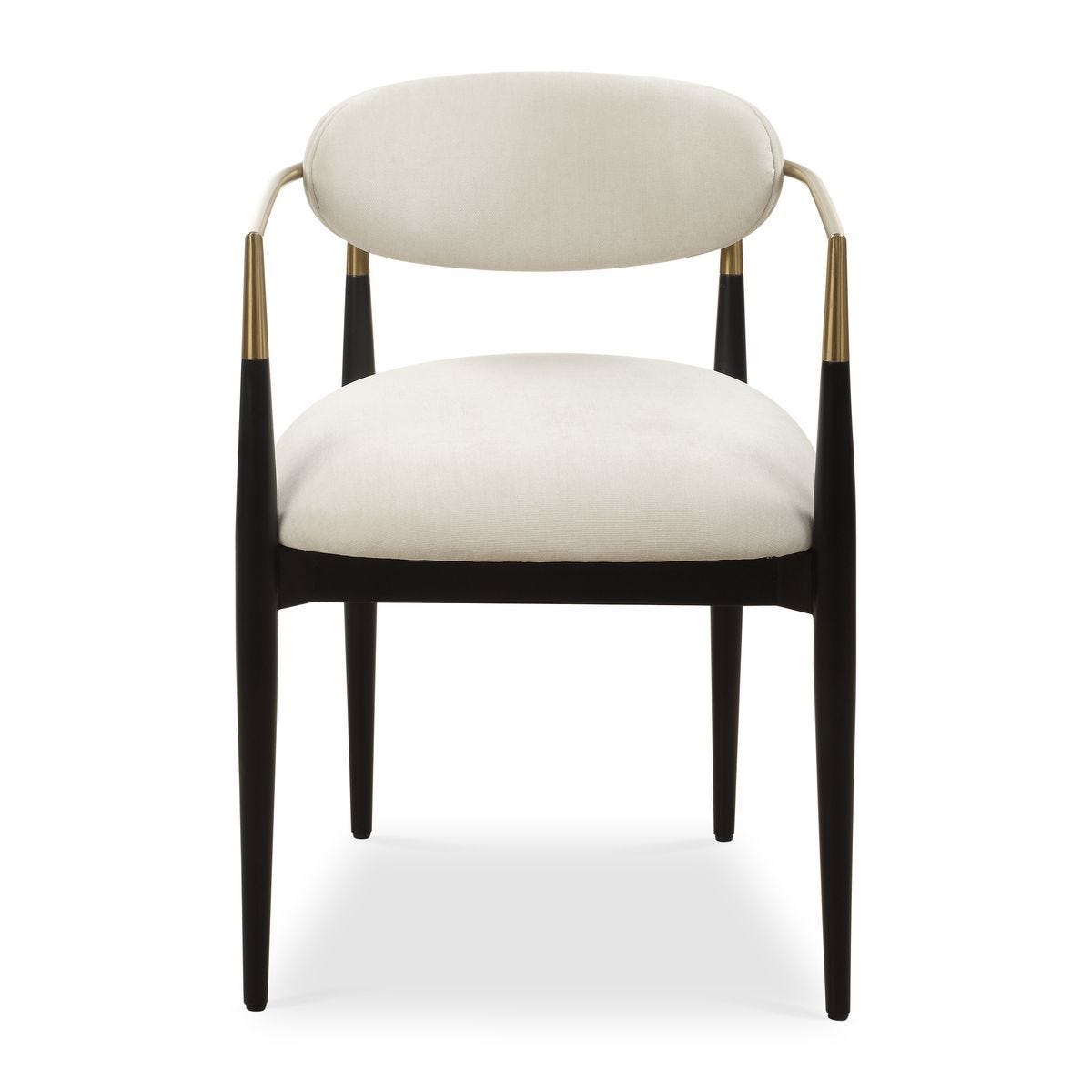 Moxie Dining Arm Chair, Black – Furniture by Uttermost | Sutter & Vale