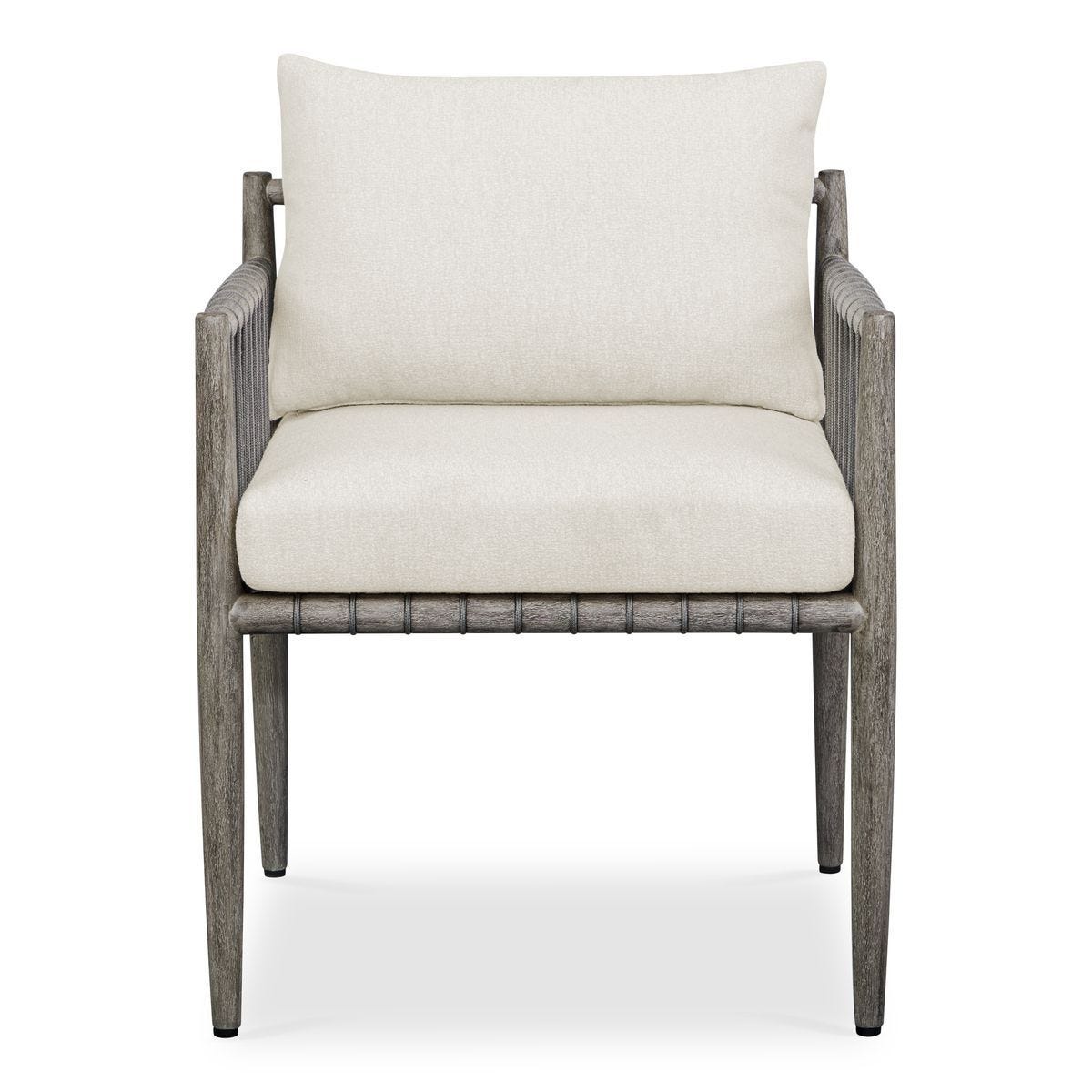 Borneo Outdoor Dining Chair, Oyster – Furniture by Uttermost | Sutter & Vale