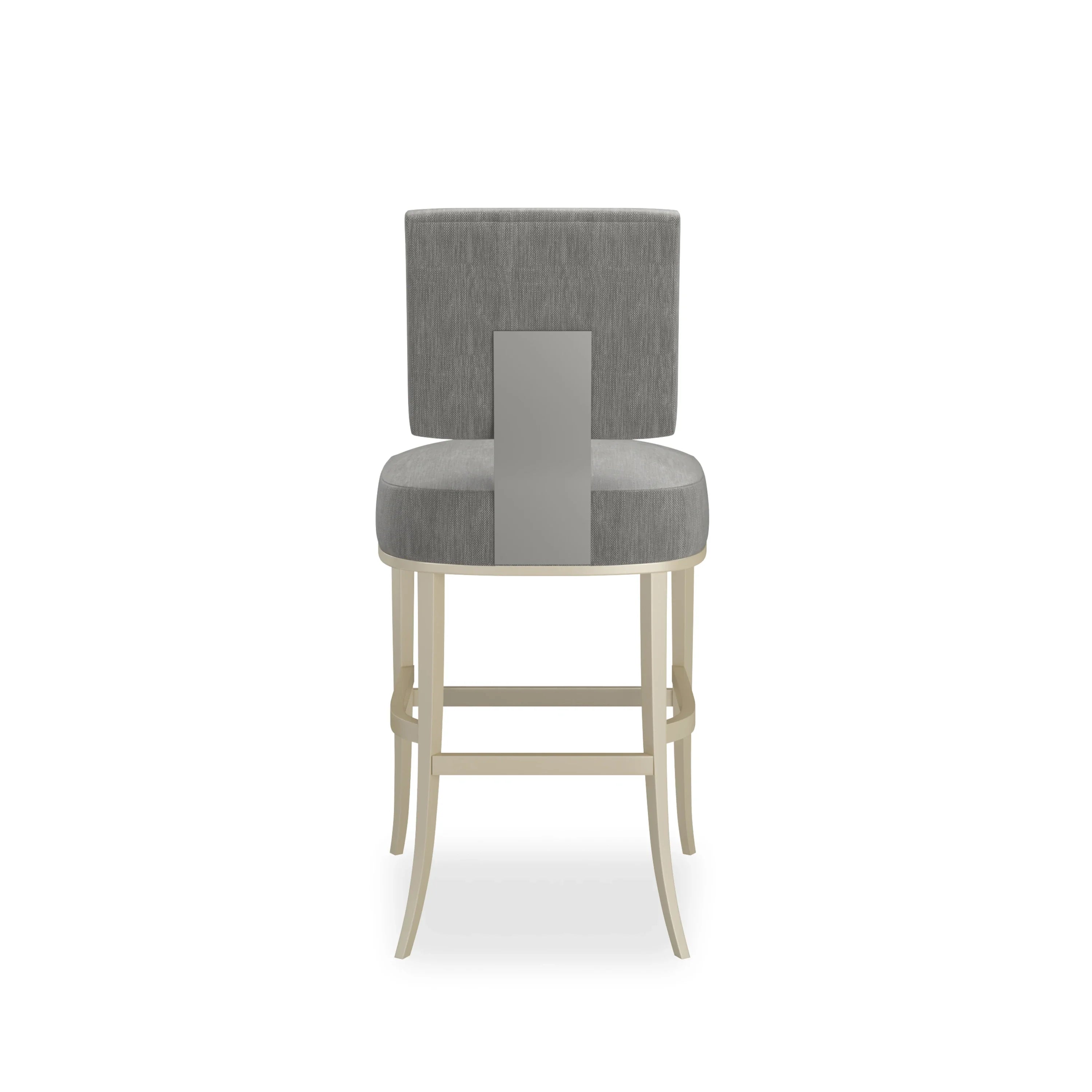 Reserved Seating Counter Stool-Pewter – Bar & Counter Stools by Caracole | Sutter & Vale