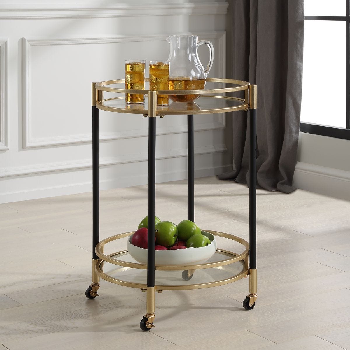 Dolly Bar Cart – Furniture by Uttermost | Sutter & Vale
