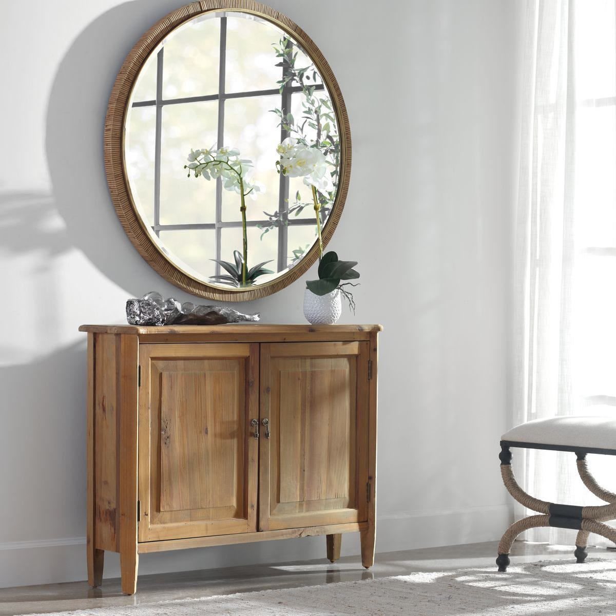 Altair 2 Door Cabinet – Furniture by Uttermost | Sutter & Vale