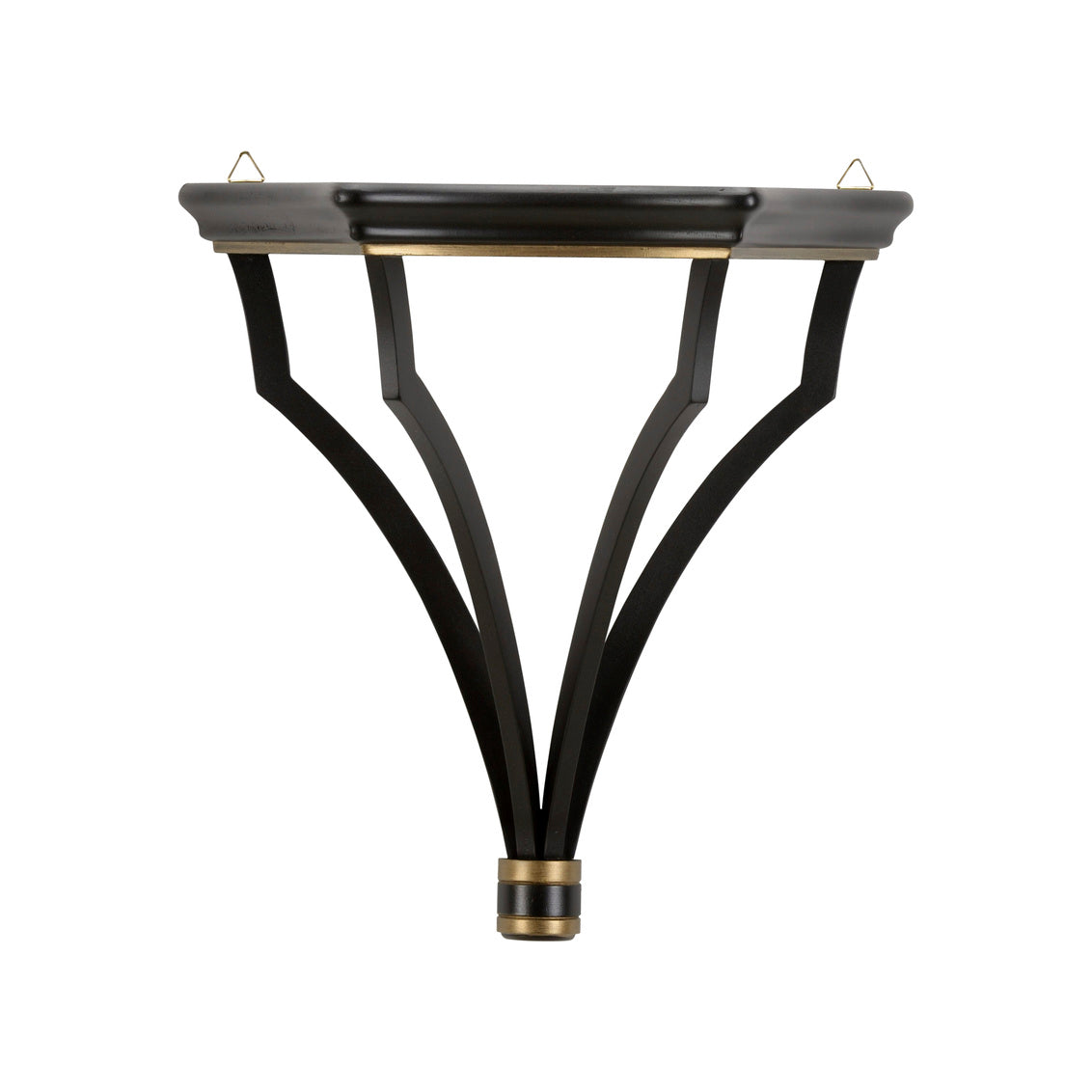 Sheraton Bracket - Black/Gold (Lg) in 16 / Wood - Chelsea House