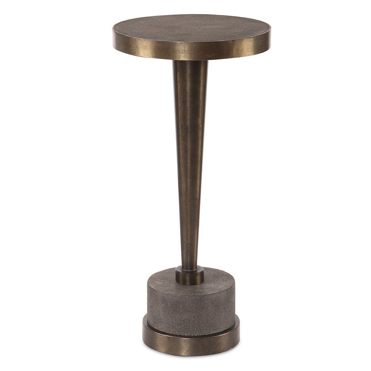 Masika Drink Table, Bronze – Furniture by Uttermost | Sutter & Vale