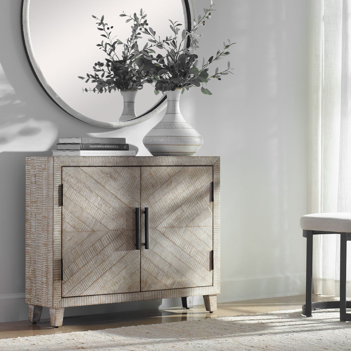 Adalind 2 Door Cabinet – Furniture by Uttermost | Sutter & Vale
