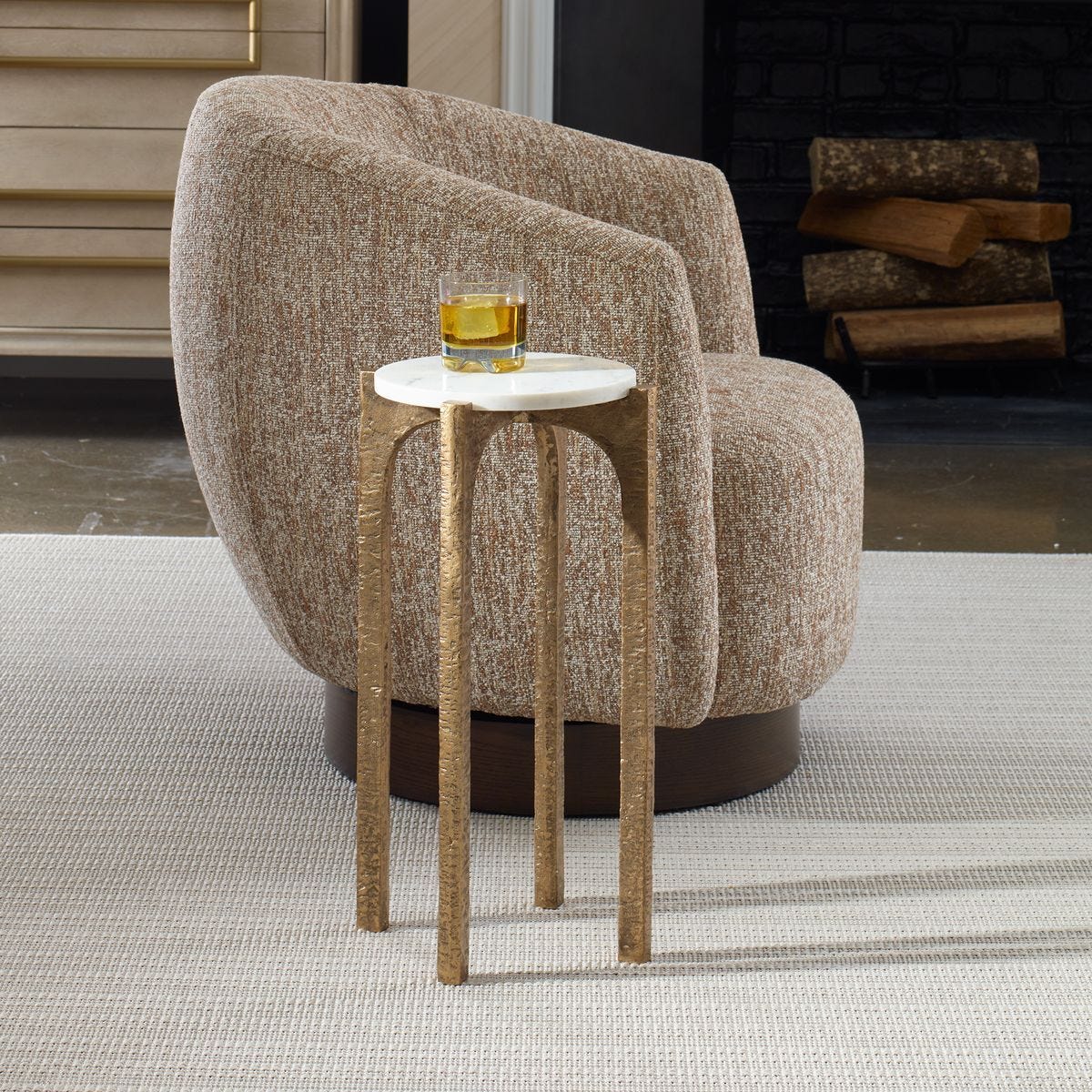 Vivi Drink Table – Furniture by Uttermost | Sutter & Vale