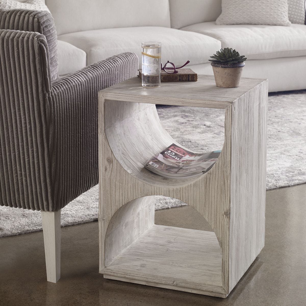 Hans Side Table – Furniture by Uttermost | Sutter & Vale