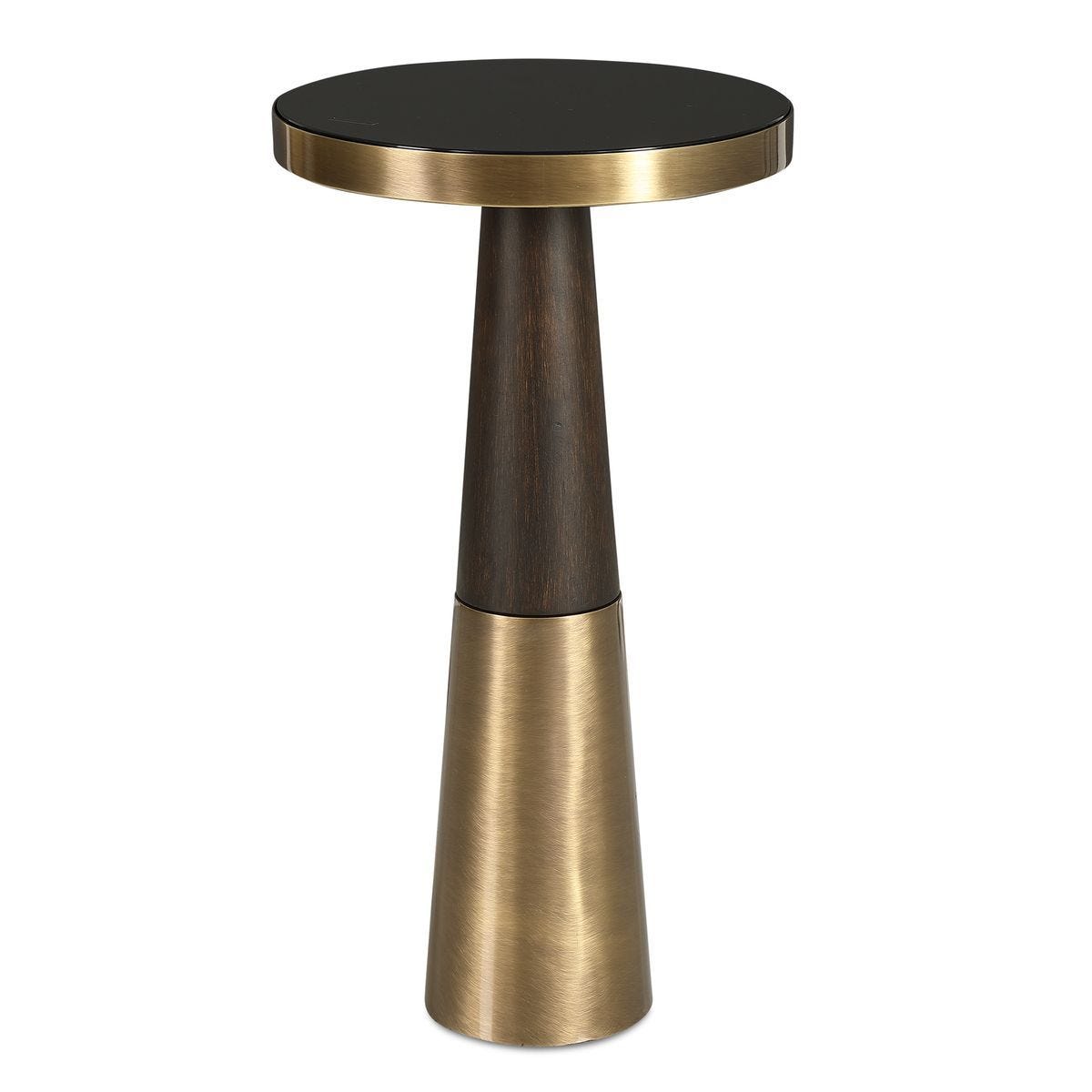 Fortier Accent Table, Espresso – Furniture by Uttermost | Sutter & Vale
