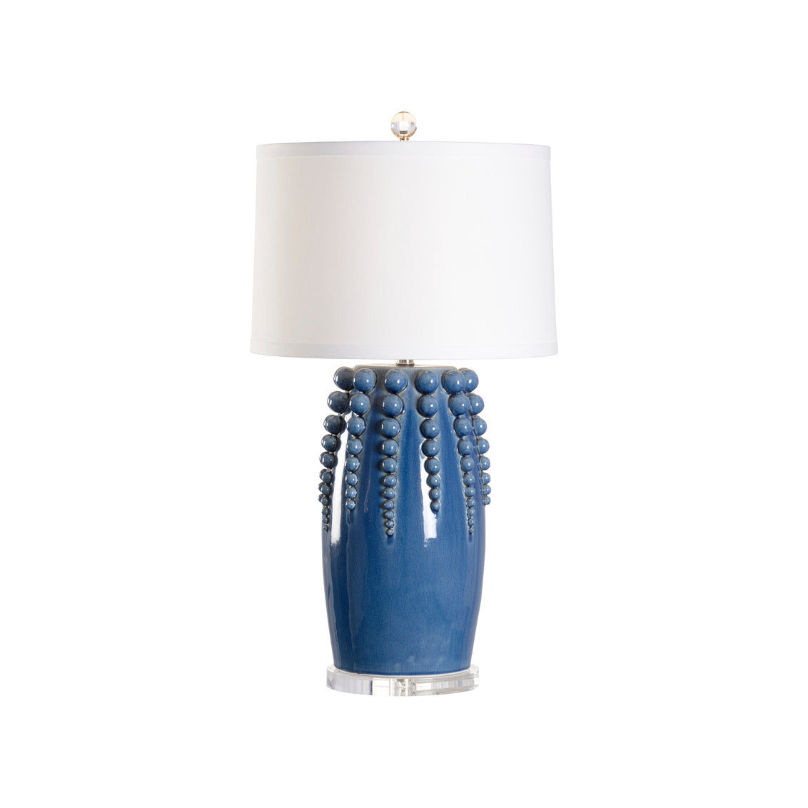 Sea Urchin Lamp - Blue in 34 / Ceramic/Porcelain - Chelsea House