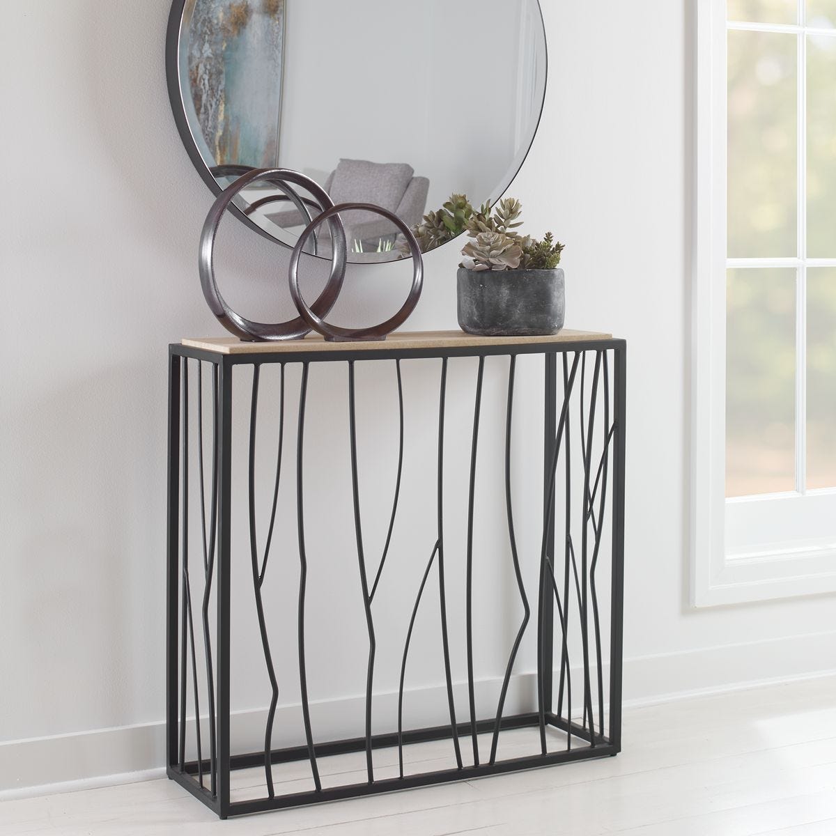 Reed Console Table, 2 CARTONS – Furniture by Uttermost | Sutter & Vale