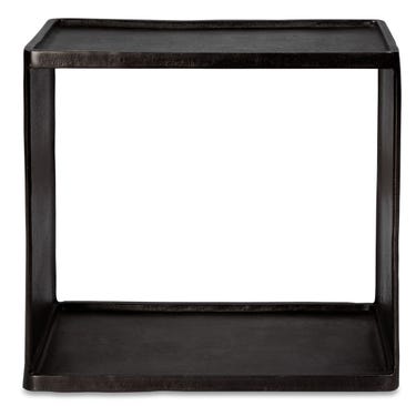 Derwent Side Table, Dark Nickel