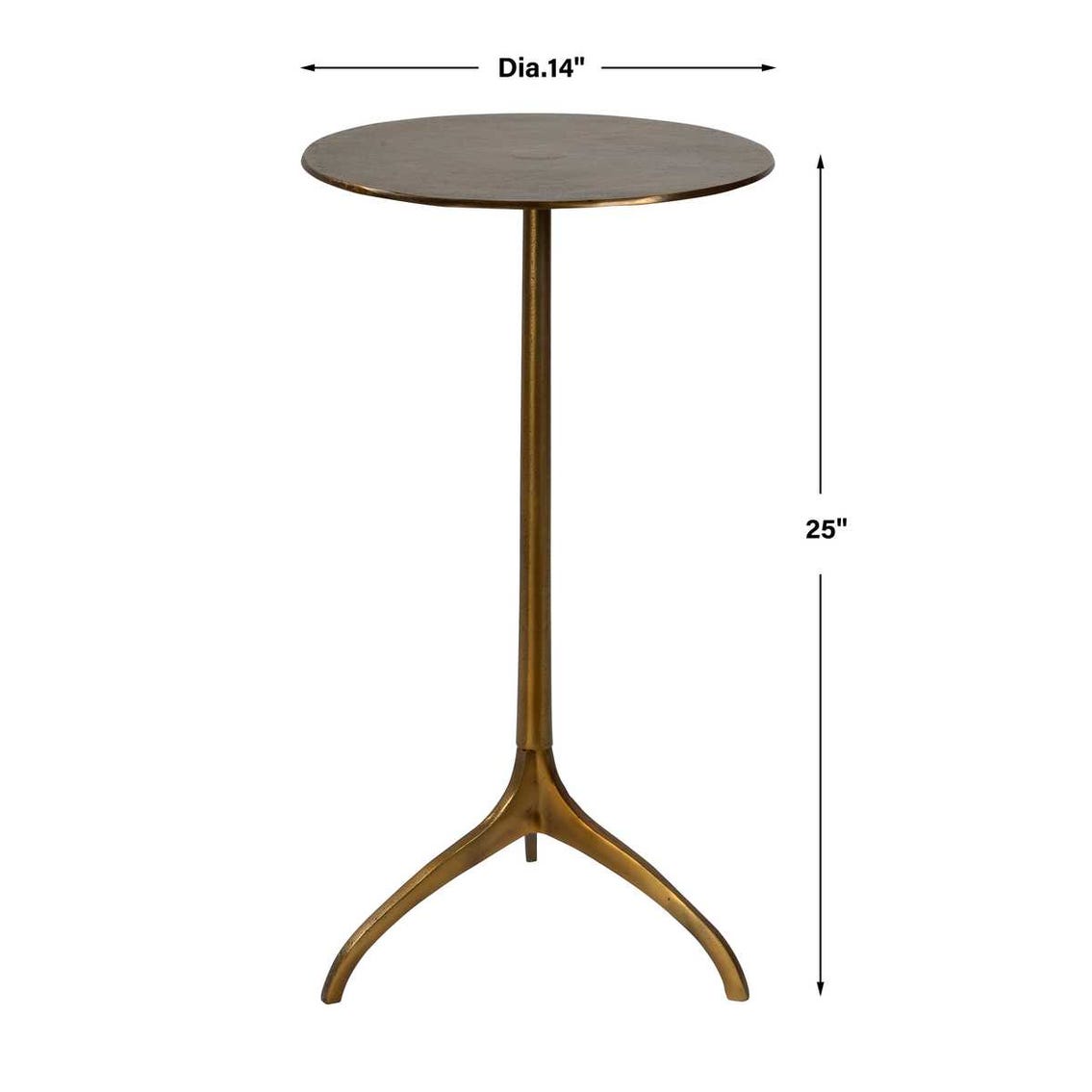 Beacon Accent Table, Gold