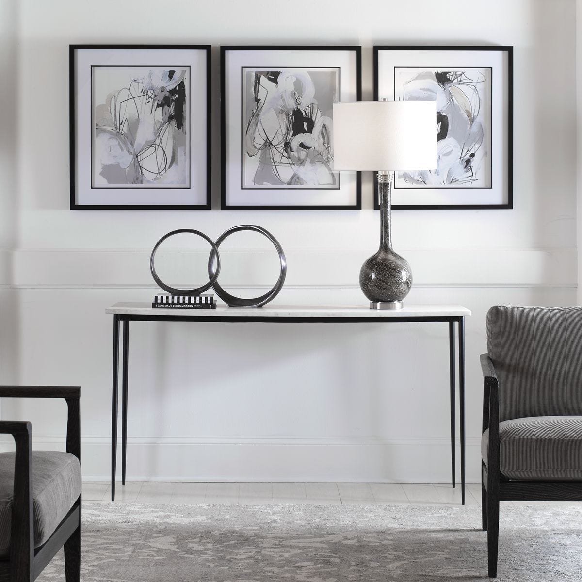 Nightfall Console Table, 2 Cartons – Furniture by Uttermost | Sutter & Vale