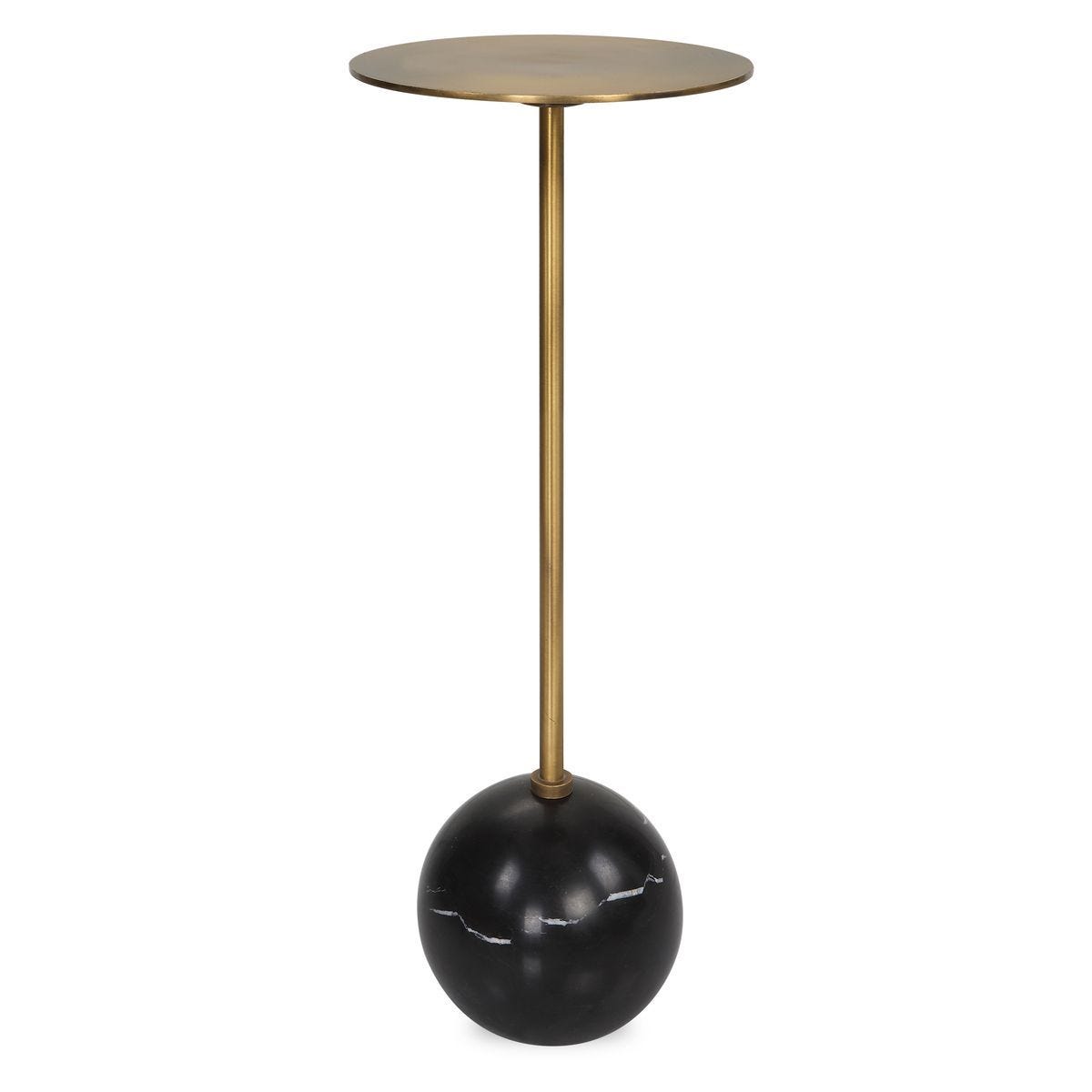 Gimlet Drink Table, Black – Furniture by Uttermost | Sutter & Vale