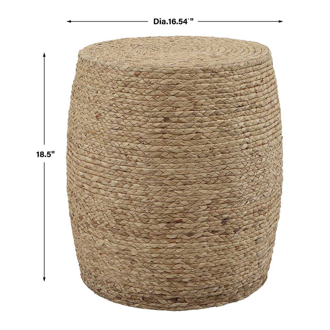 Resort Accent Stool, Natural