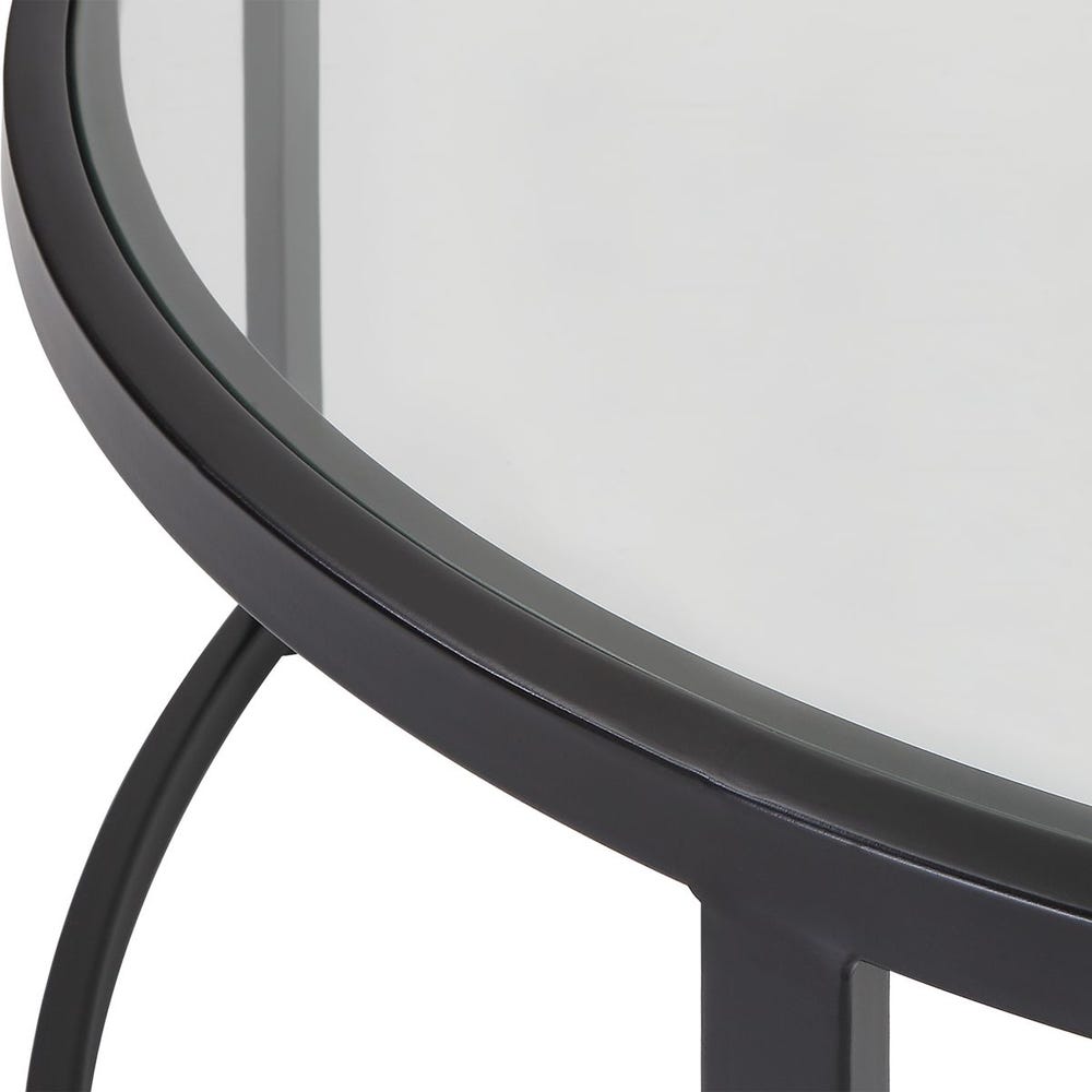 Rhea Nesting Coffee Tables, Black, S/2