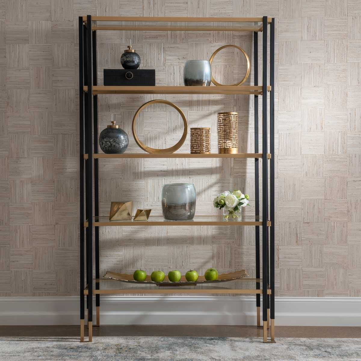 Kentmore Etagere, 2 Cartons – Furniture by Uttermost | Sutter & Vale