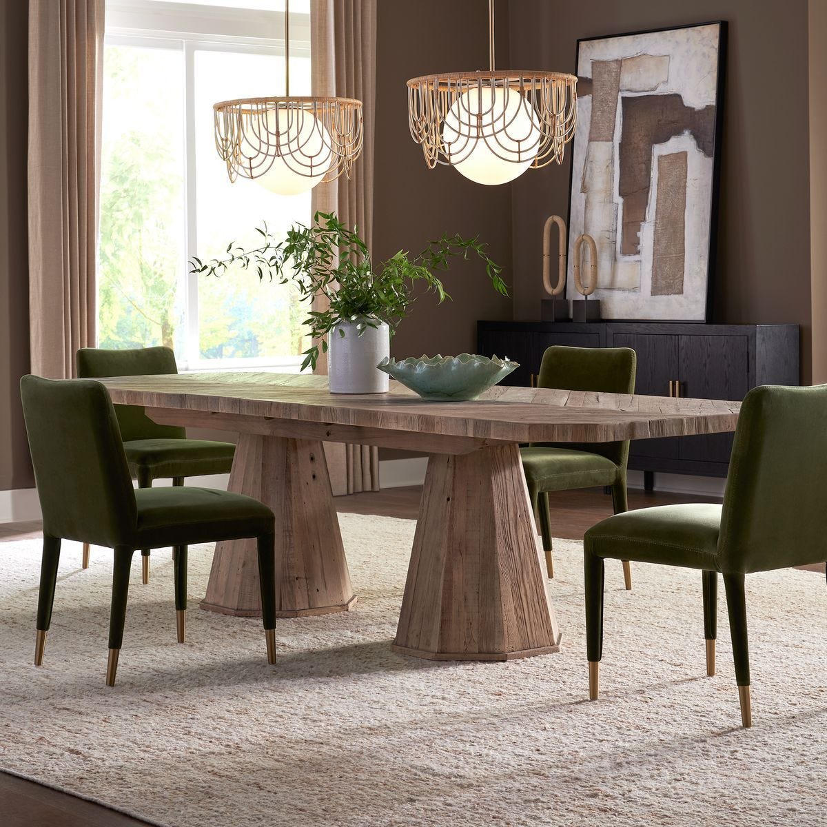 Caledon Dining Table, 2 CARTONS – Furniture by Uttermost | Sutter & Vale