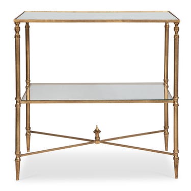 Henzler Lamp Table, Gold