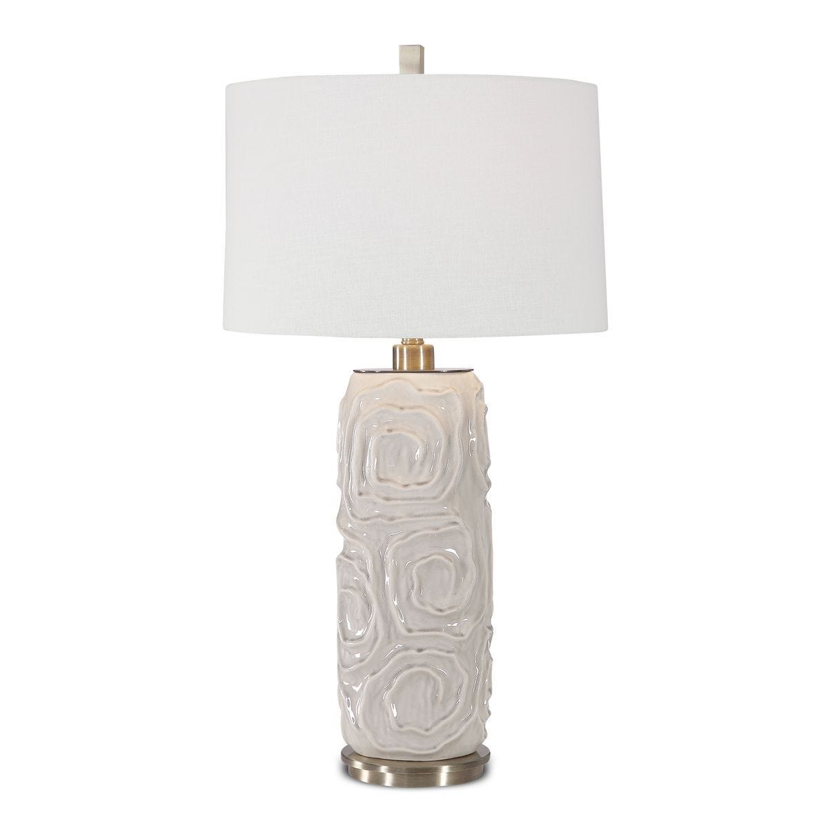 Zade Table Lamp, Gray – Lamps by Uttermost | Sutter & Vale