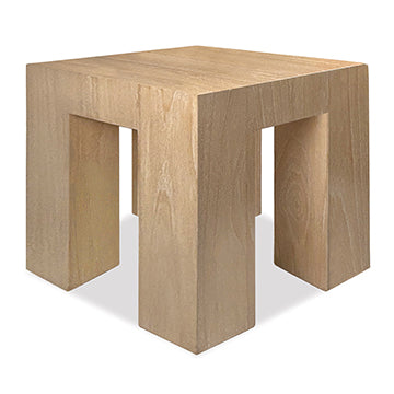 Magnus End Table - Blanca – Ambella Home