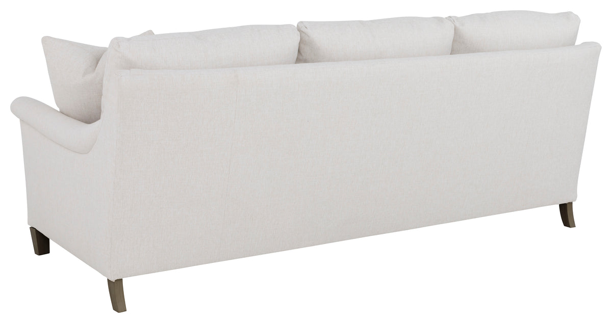 90" Leather Rolled Pleated Arm Sofa (L-2732-50) - Fairfield Chair