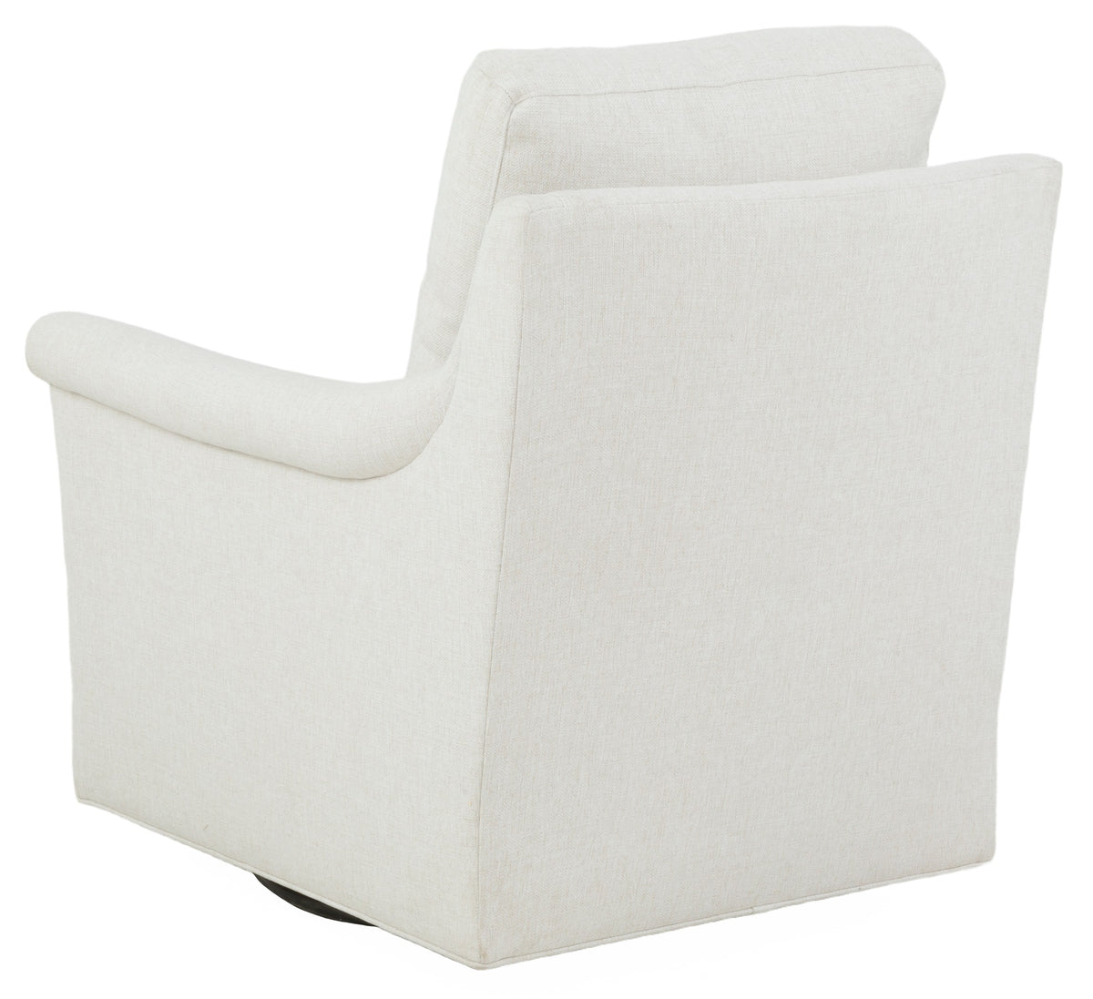 Leather Rolled Pleated Arm Swivel Chair (L-2734-31) - Fairfield Chair
