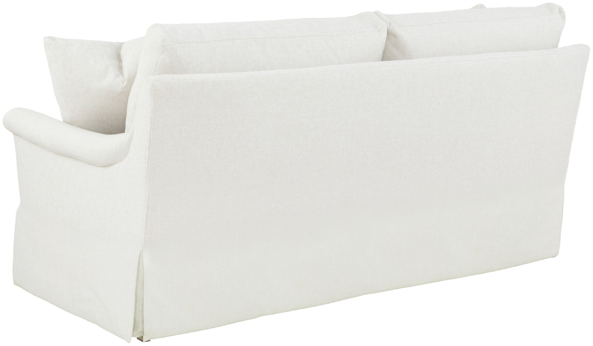 80" Rolled Pleated Arm Skirted Sofa (2739-80-W) - Fairfield Chair