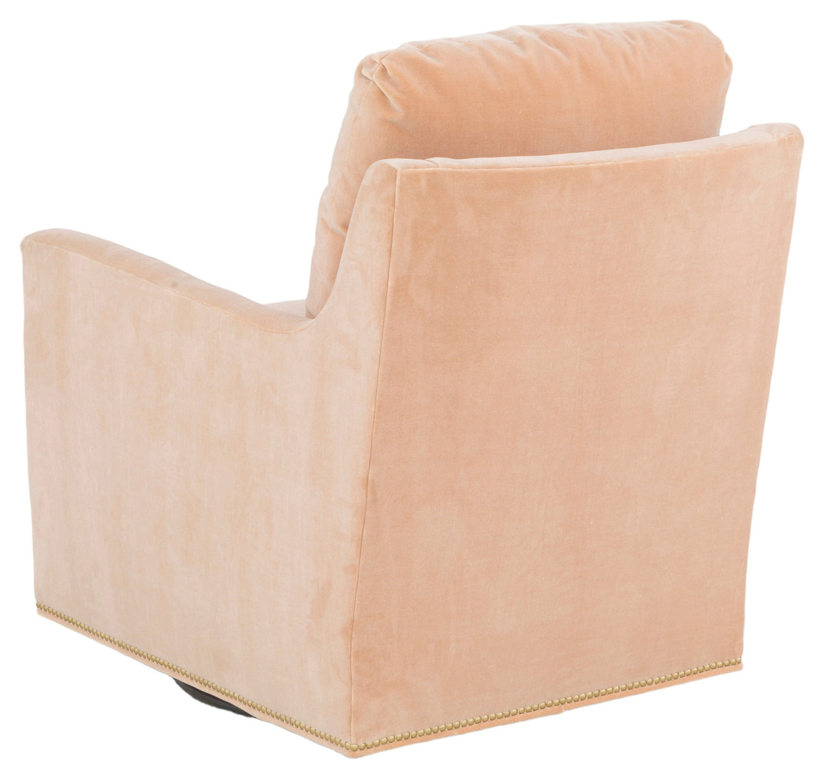 Olivia Leather Tapered Arm Swivel Chair (L-2760-31) - Fairfield Chair