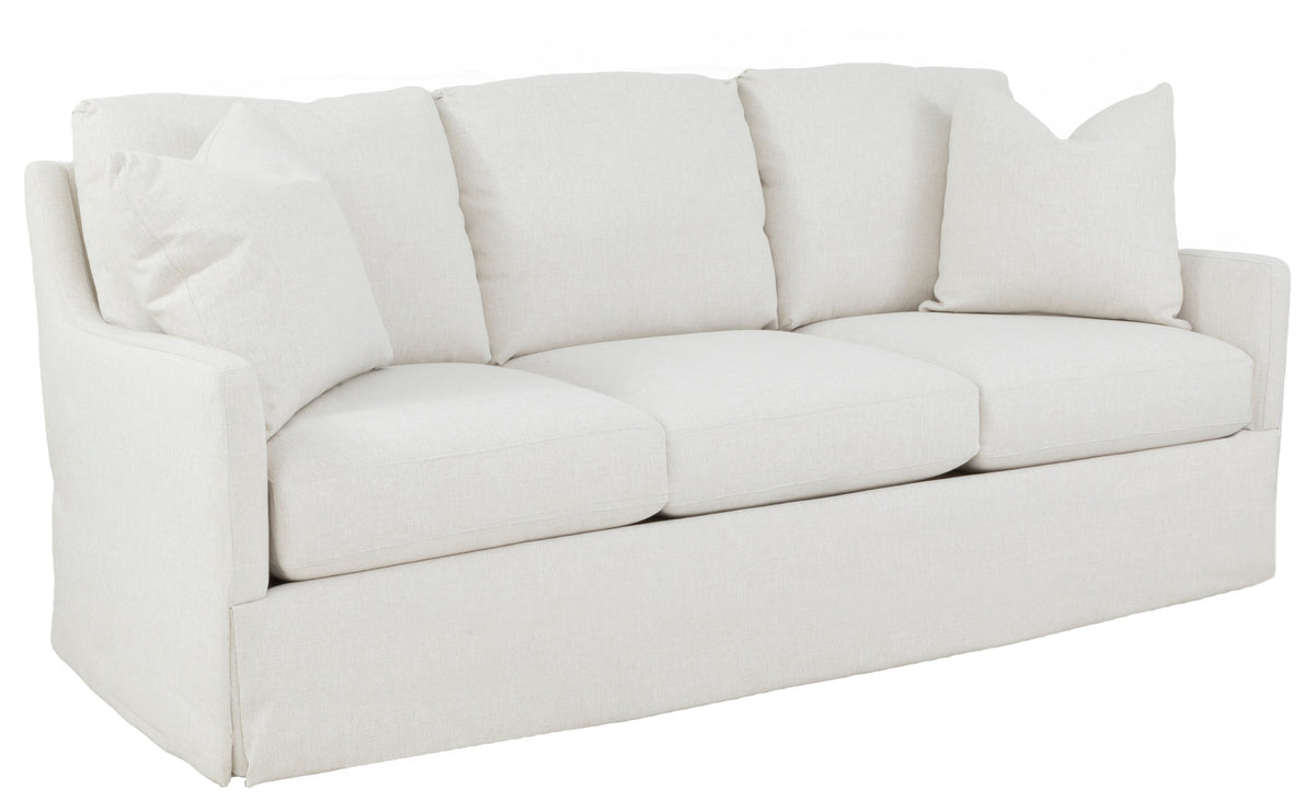 86" Tapered Arm Skirted Sofa (2760-50-W) - Fairfield Chair