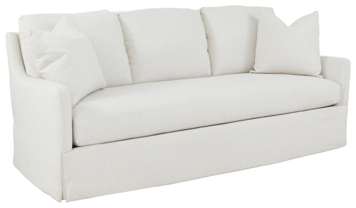 86" Tapered Arm Skirted Sofa (2762-50-W) - Fairfield Chair