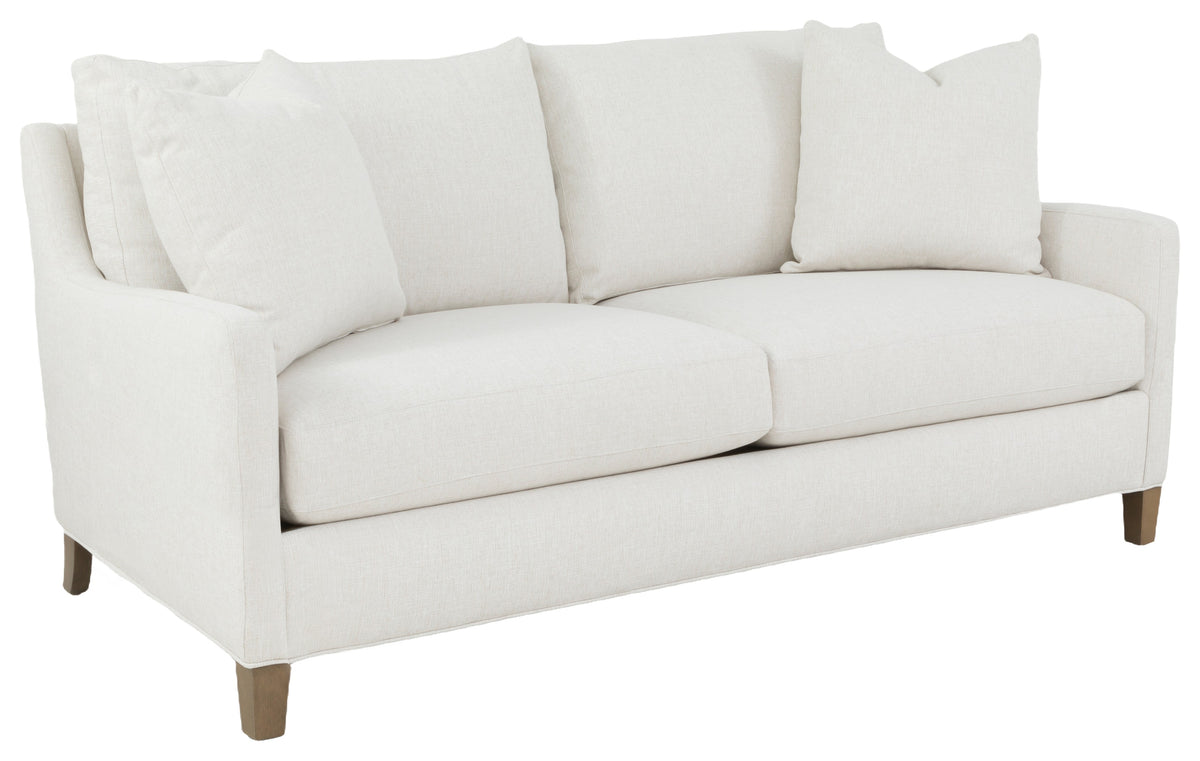 76" Leather Tapered Arm Sofa (L-2764-80) - Fairfield Chair