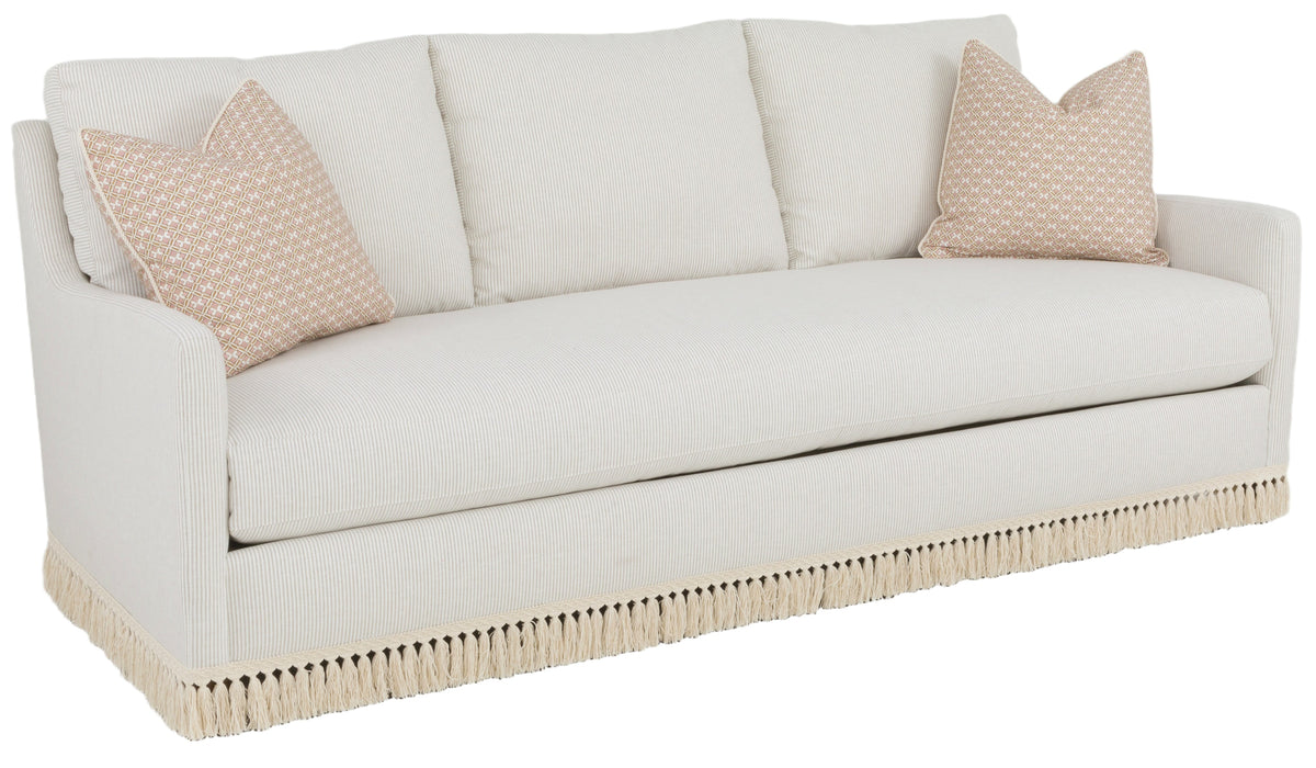 86" Leather Tapered Arm Sofa (L-2766-50) - Fairfield Chair