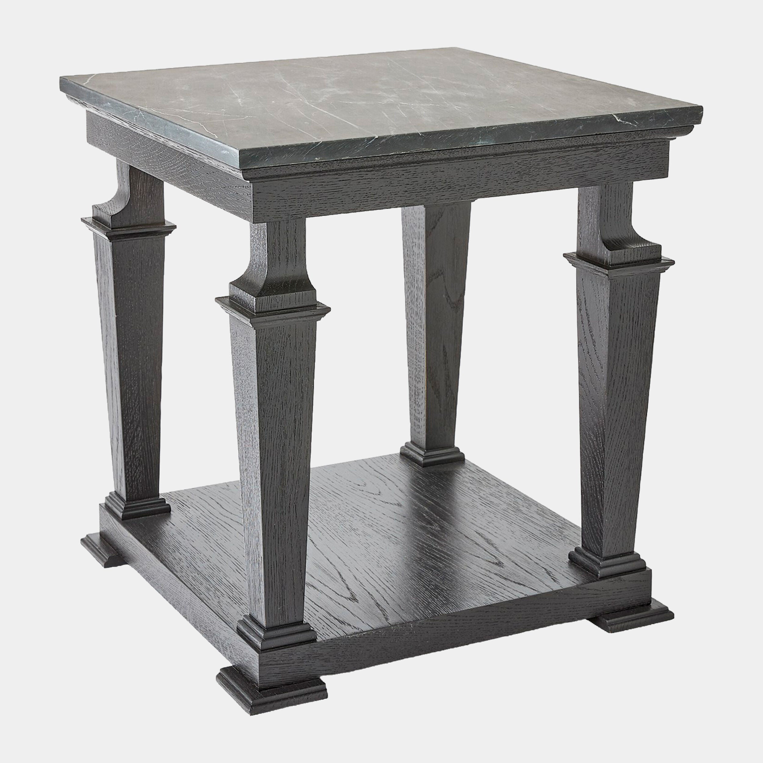 Josephine Side Table-Blackened Oak