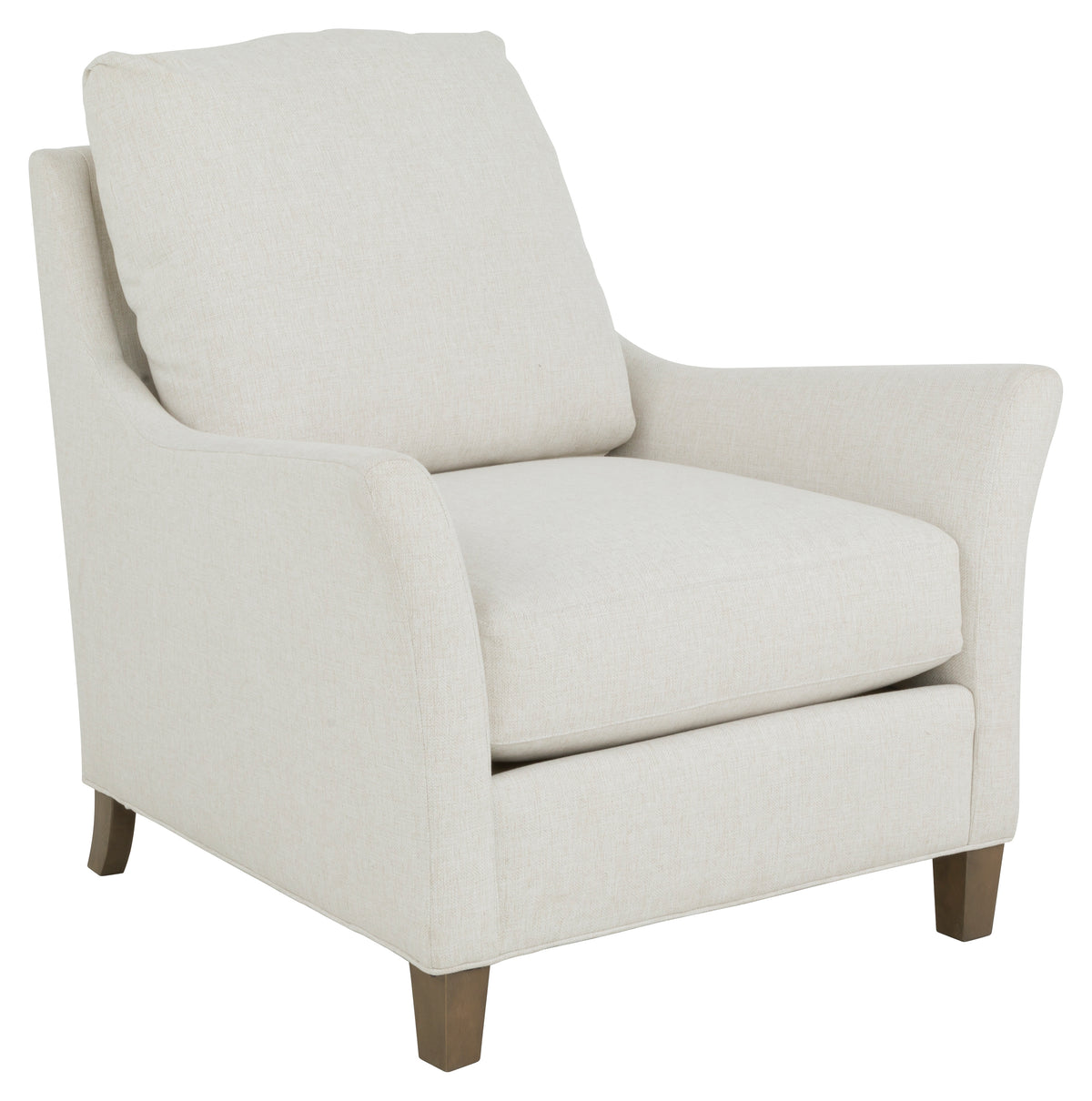 Leather Flared Arm Lounge Chair (L-2770-01) - Fairfield Chair