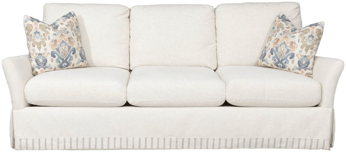 91" Flared Arm Skirted Sofa (2770-50-W) - Fairfield Chair