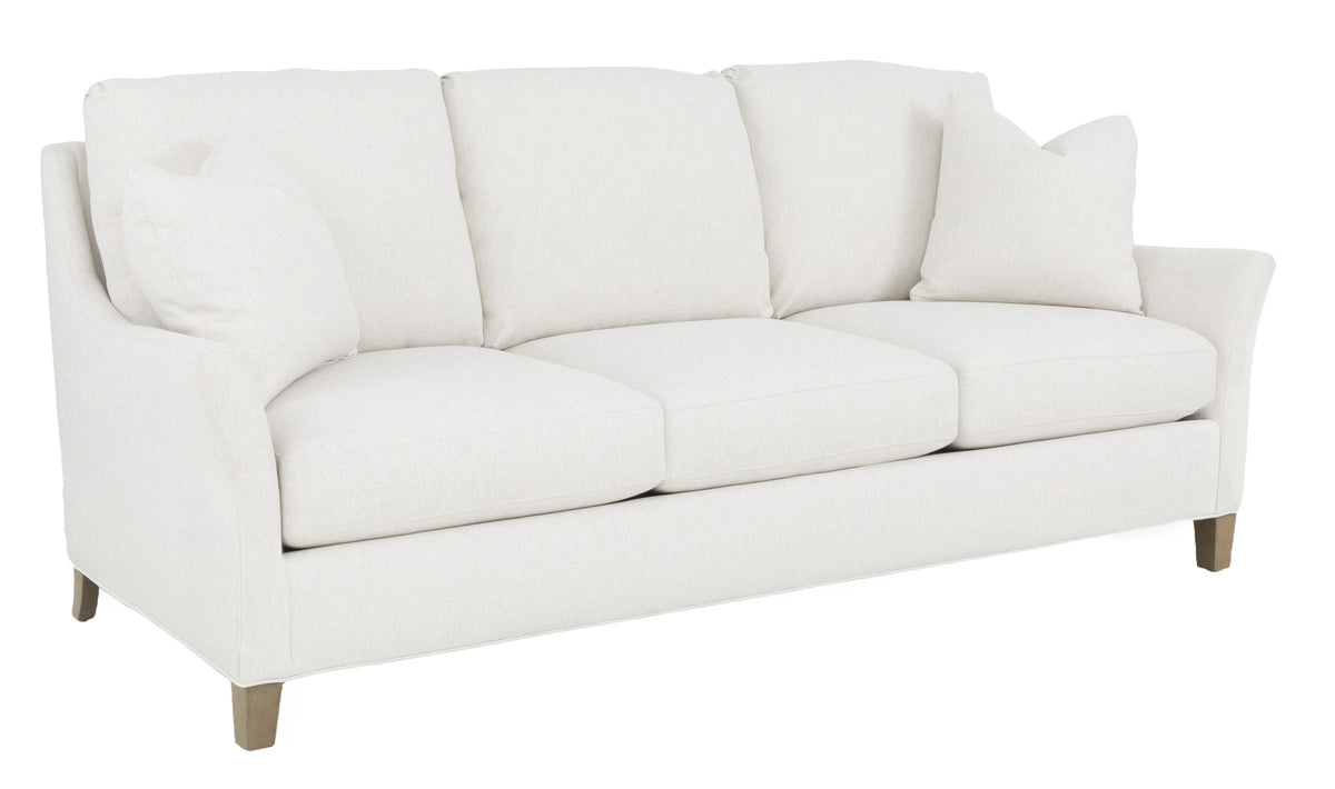 91" Leather Flared Arm Sofa (L-2770-50) - Fairfield Chair