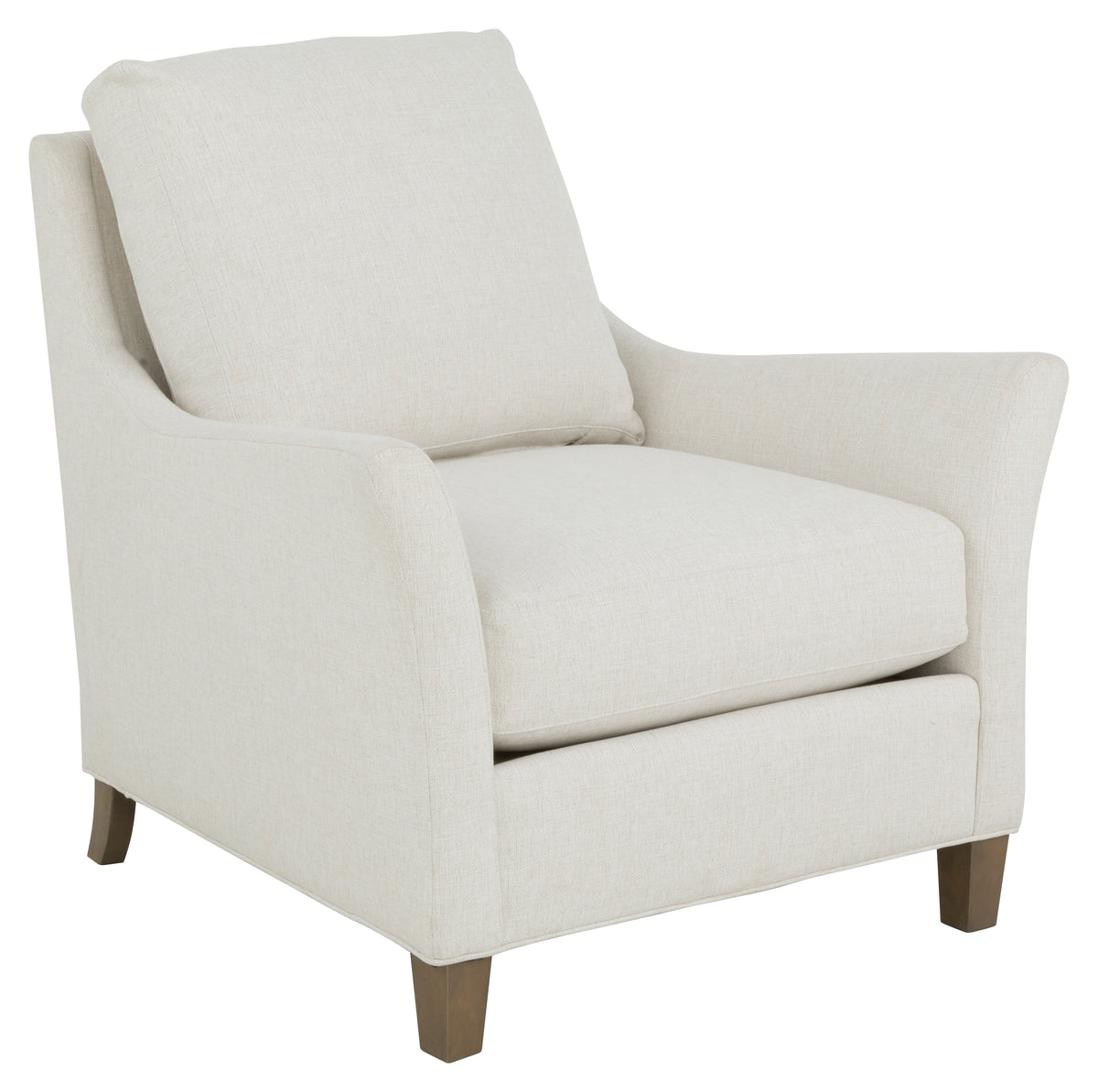 Leather Flared Arm Lounge Chair (L-2774-01) - Fairfield Chair
