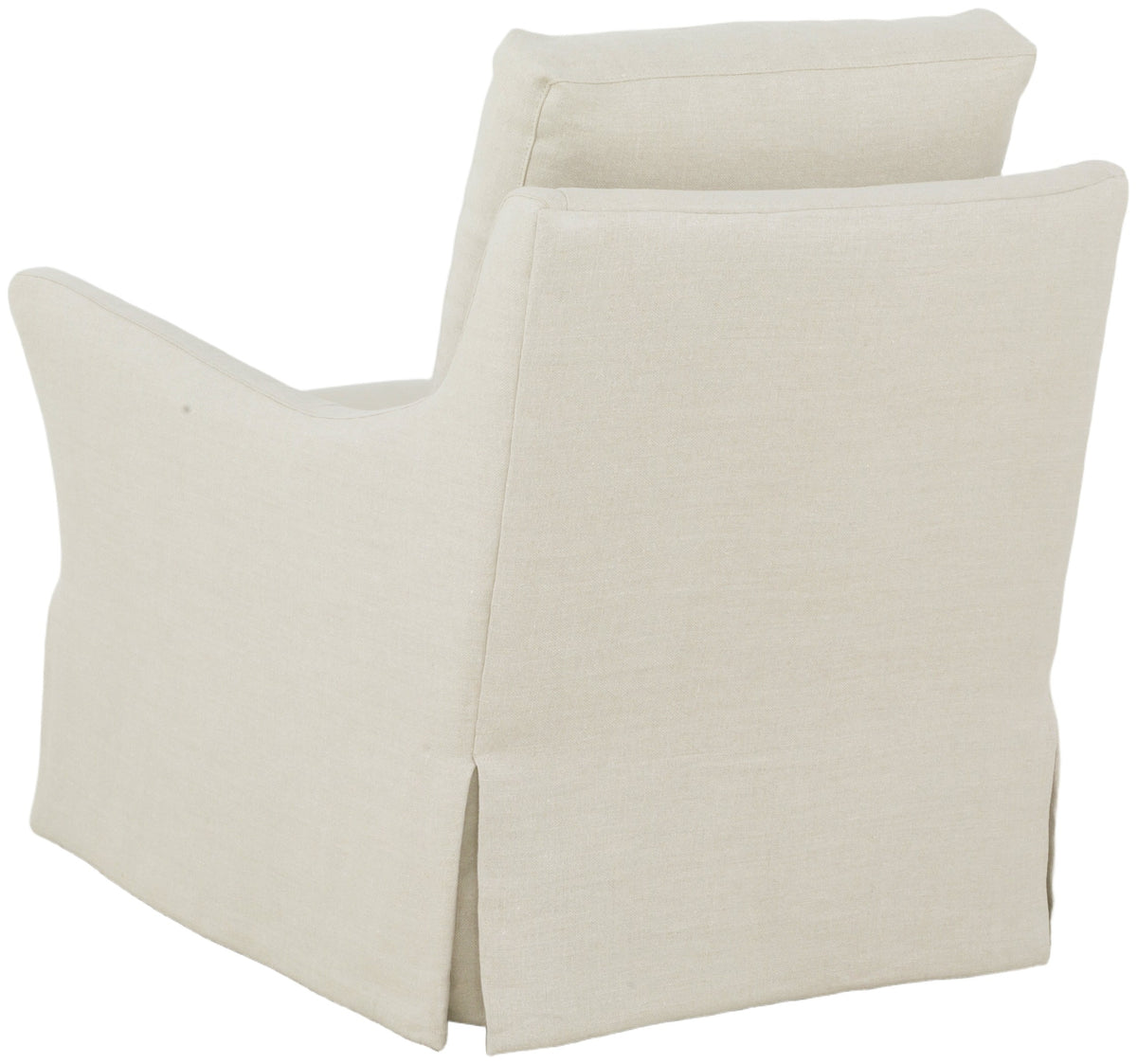 Olivia Flared Arm Skirted Swivel Chair (2774-31-W) - Fairfield Chair