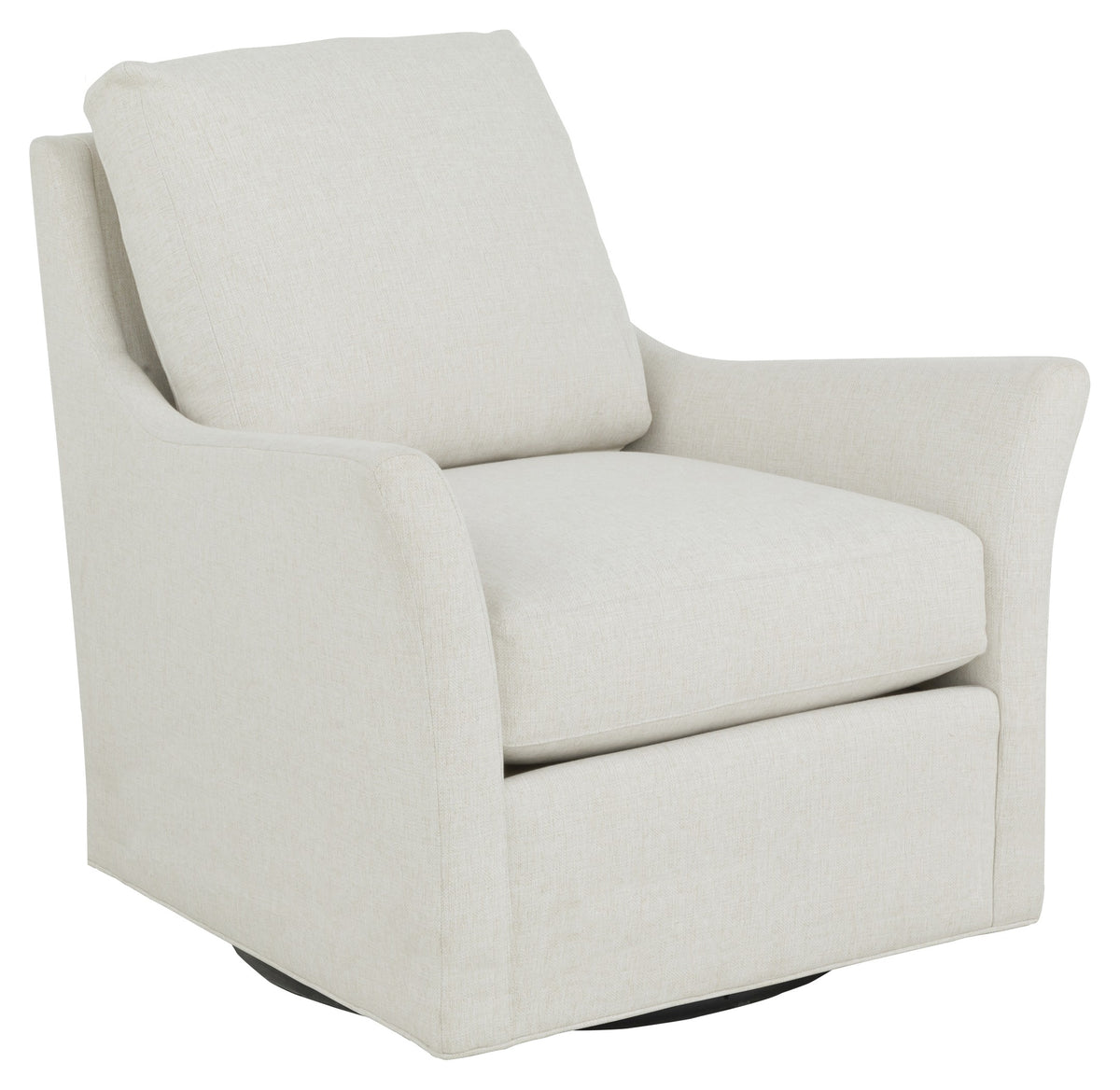 Leather Flared Arm Swivel Chair (L-2774-31) - Fairfield Chair