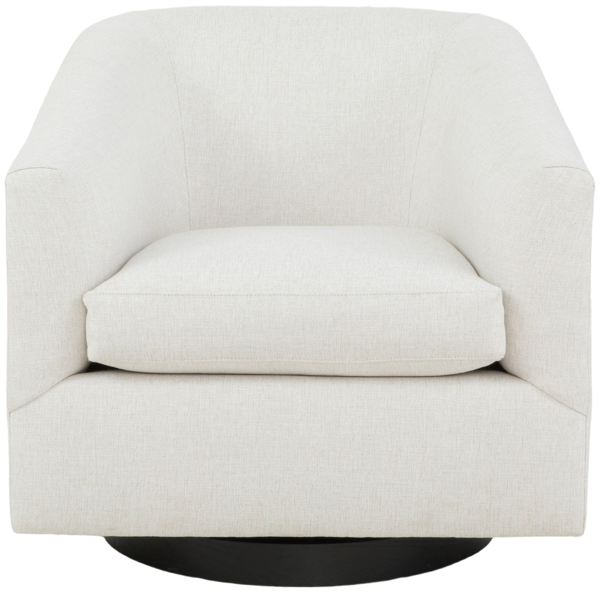 Coco II Leather Plain Back Swivel Chair (L-2780-31) - Fairfield Chair