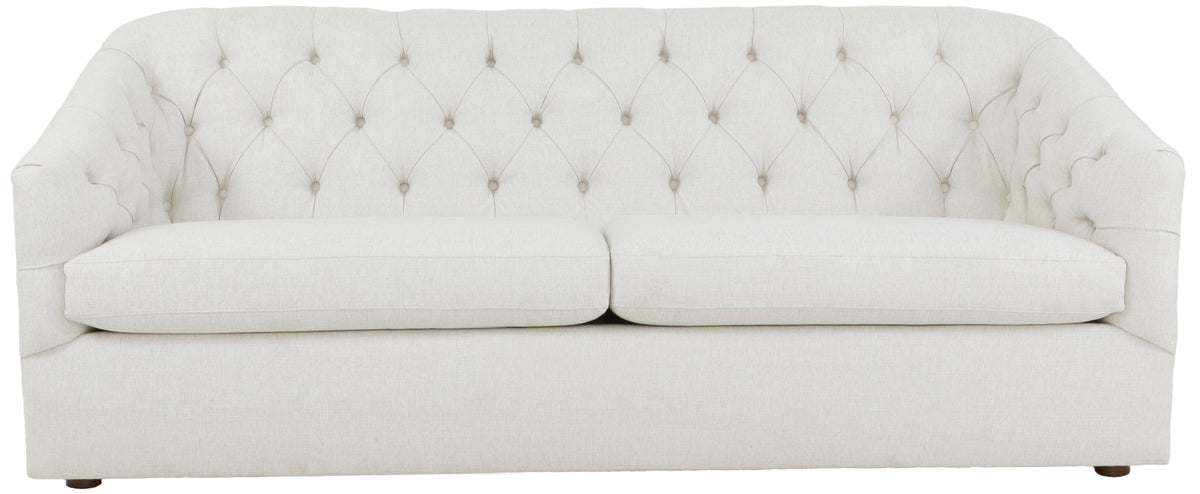 Coco II Tufted Back 88" Leather Sofa (L-2781-88) - Fairfield Chair