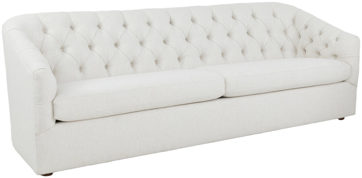 Coco II Tufted Back 98" Leather Sofa (L-2781-98) - Fairfield Chair